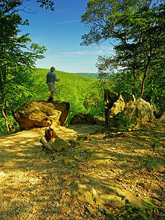 12- Blue Ridge Summit overlook (selfie)