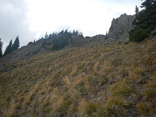 nearing West Peak summit