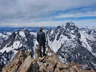 Jake admiring the views