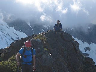 Iron and Stefan at the summit