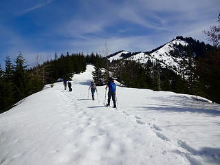 Nearing the summer trailhead.