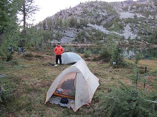 Lake 6768' basecamp