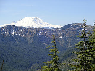 Blowout Mtn and Rainier from Goat Peak trail.