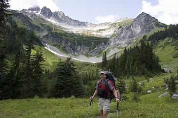 Yukon at the start of the sheep trail