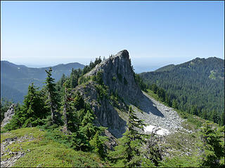 High Point Between Florence Peak & Howard Peak, On Alki Crest, 8.1.09.