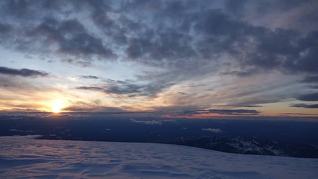 Sunset from high camp