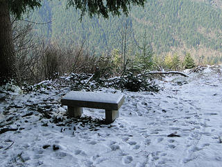 Poo Poo Point bench.