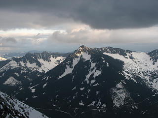 Darkness and light over McClellan Butte