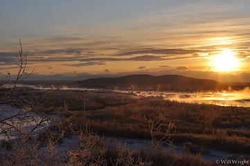 Tanana River in winter