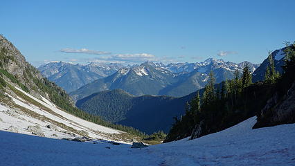 View from the pass