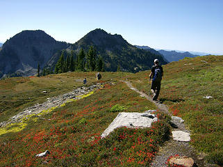 The boyz heading back down to camp