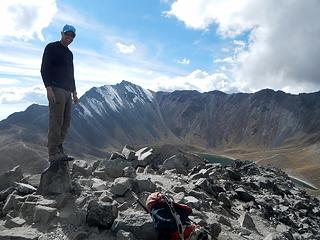 John on the summit of Humboldt