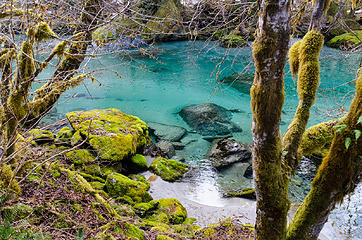 clear spring waters of the baker river