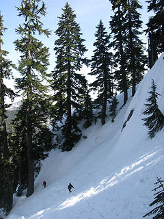 Dropping down from Yin Yang Pass