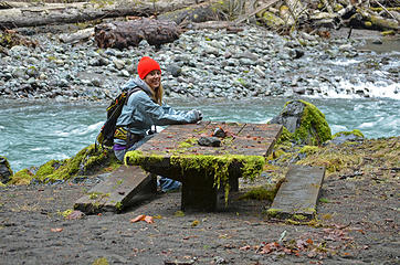 Buried table at Elkhorn Camp