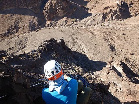 belaying Sean