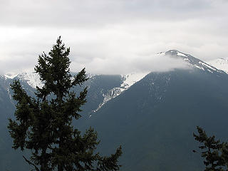 Baldy gets covered by the clouds