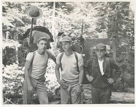 Chad - unknown - Rhett - North Fork Skokomish August 1951 (photo John Dewitt Kirk Jr.)