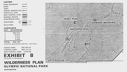 Olympic Wilderness Recommendation EIS 1974