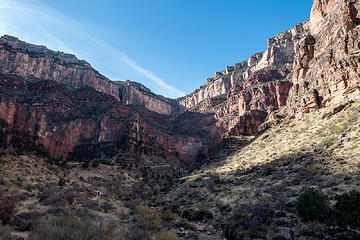 looking back toward the trailhead