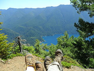 Lake Crescent from Pyramid Peak