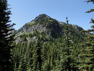 Crystal Peak from Crystal Lakes trail.