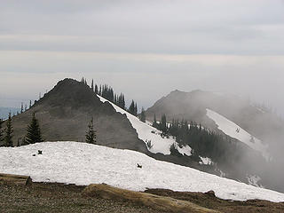 Looking out from Blue Mtn