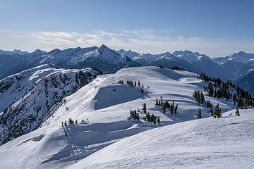 looking south from Sourdough