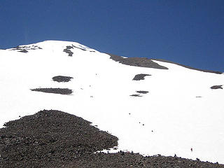 Path to Piker's Peak (note the little black specks are other scramblers)