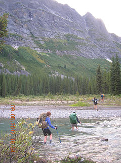 Steppe Creek crossing