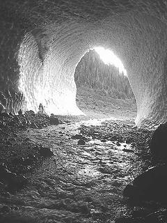 7.Ice Cave view B&W