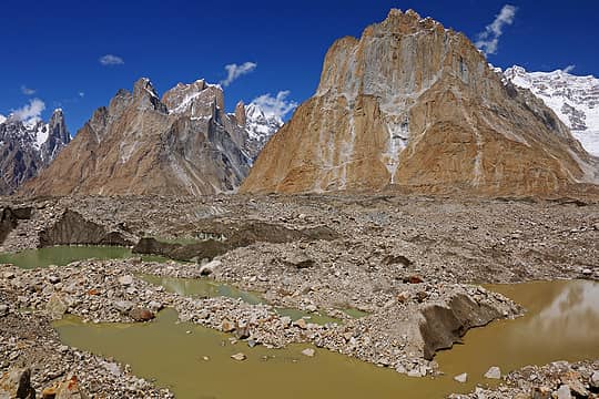 Cathedral and Trango Towers