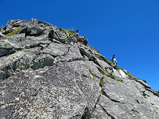 Nearing summit of Putrid Pete