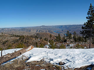 Chelan Butte and Columbia river