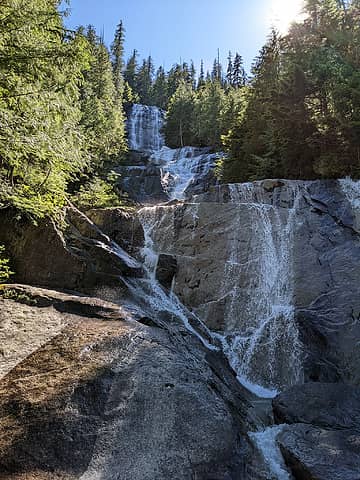 Middle and upper falls