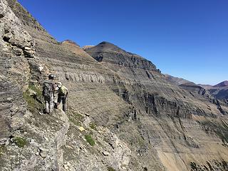 ledge stays above white band, photo by Steven