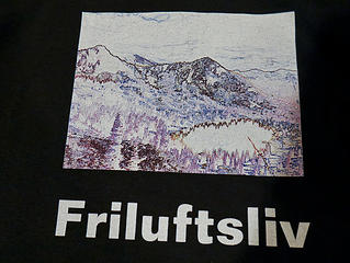 a nod to my Norwegian Heritage.   My own design, custom T-shirt.