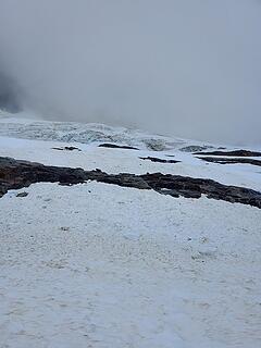 Toe of the Davenport Glacier.