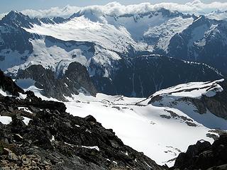 Boston Glacier with Buckner, Boston, Forbidden