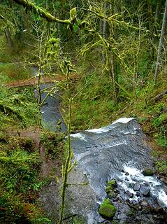 from the upper deck of Royal Terrace falls