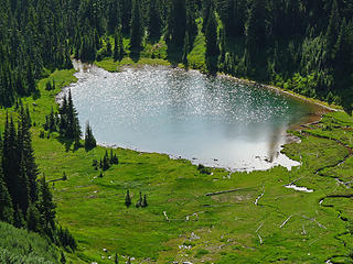 Crescent Lake from above