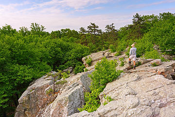 7- GaliWalker on Wolf Rock (selfie)