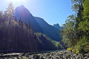 Low water on the Middle Fork