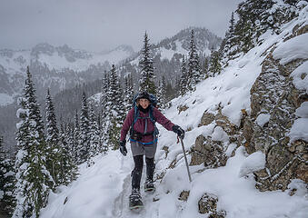 On PCT, Sourdough Gap in back . . .