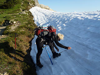 Secure the crampons!