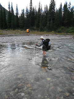 Steppe Creek crossing