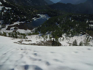 Route up from Cooney Lk.