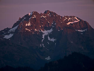 Shot at the end of a less than stellar sunset from camp on Del Monte Ridge. But, still it was awesome just being there.