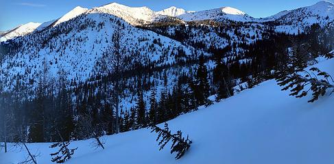 Upper Prince Creek and some mountains