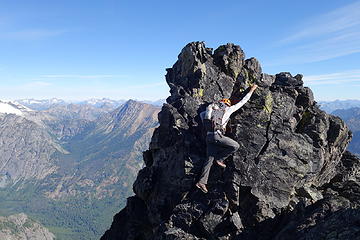 Fletcher downclimbs